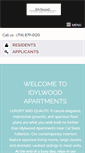 Mobile Screenshot of idylwoodapts.com